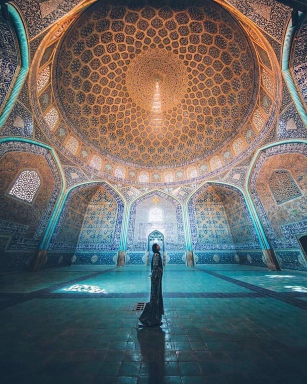 Bright architectural of Iran