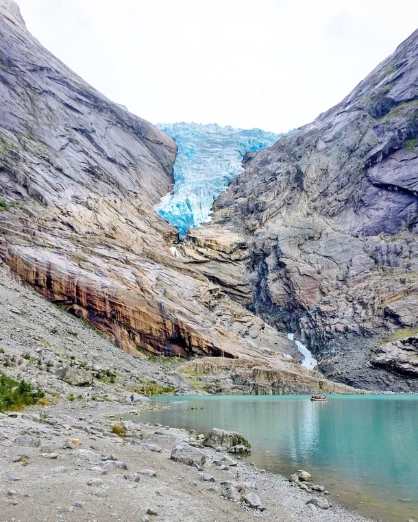 Briksdalsbreen Glacier Jostedalsbreen National Park One of the most beautiful places Ive ever been 