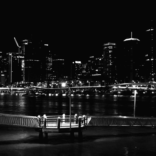 Brisbane Nightscape  thought it came out pretty good for being taken on an IPhone 