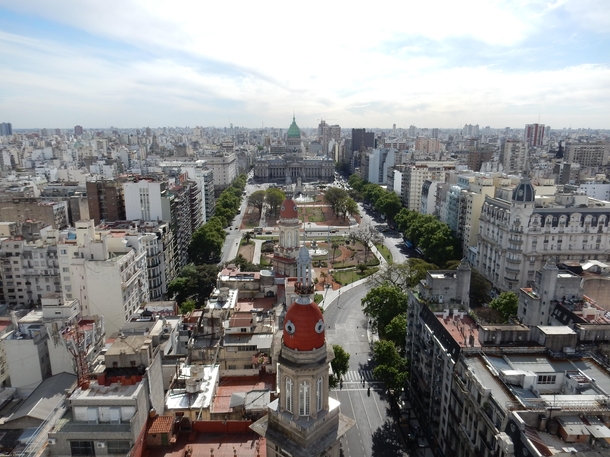 Buenos Aires seen from the top of the Palacio Barolo