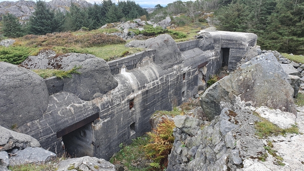 Bunker built by the nazis in Norway during WW