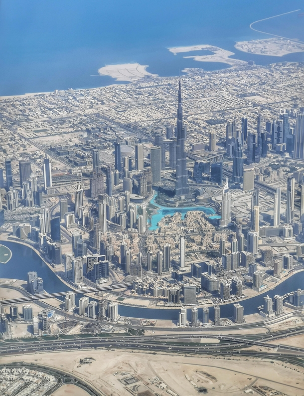 Burj Khalifa - the worlds tallest building and downtown Dubai 