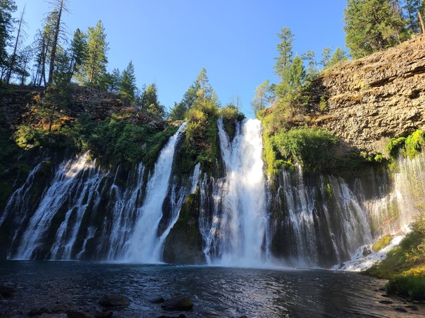 Burney Falls just North of Lassen National Forest in California 