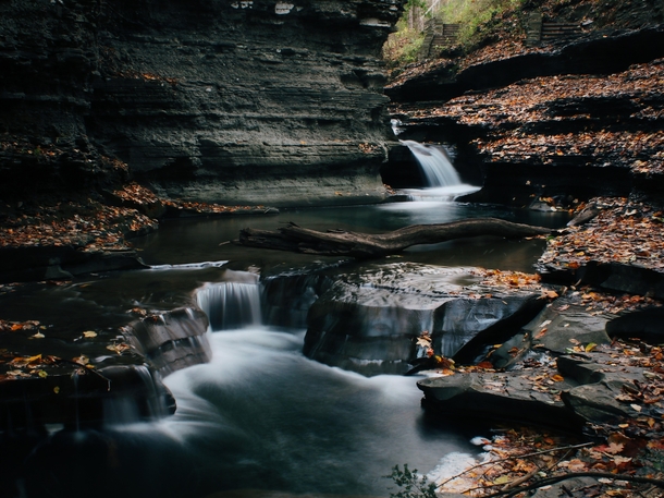 Buttermilk Falls in Ithaca NY 