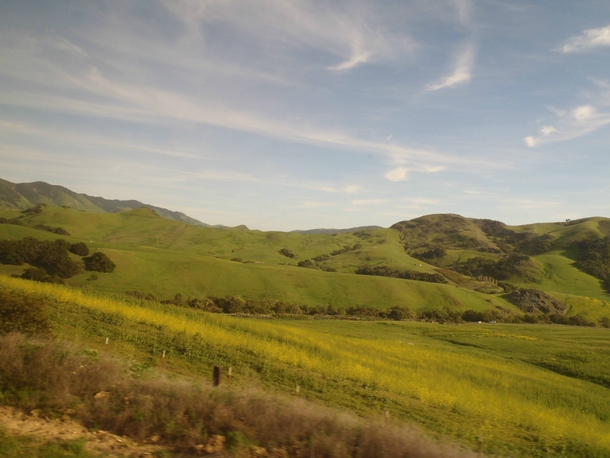 California Central Coast hills 