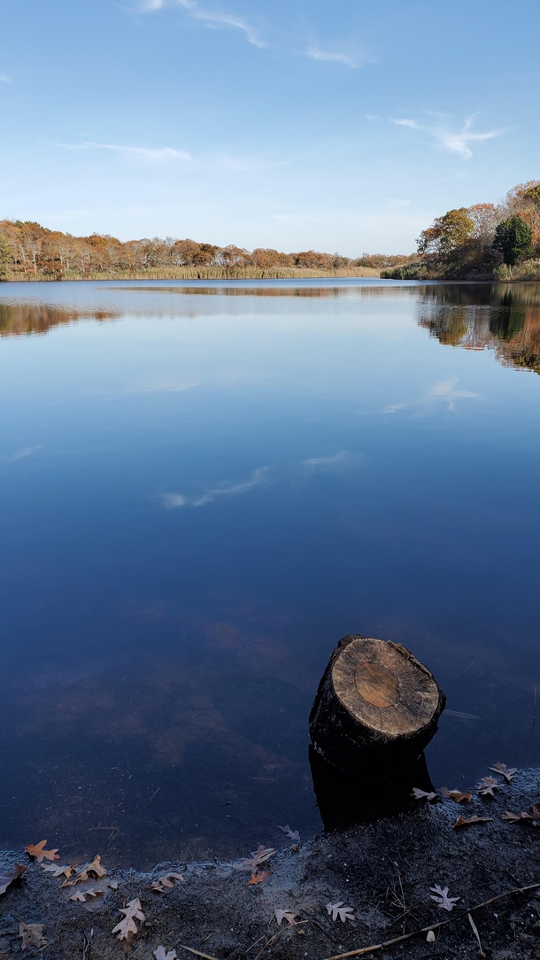 Calm water at Fresh Pond Amagansett NY x 