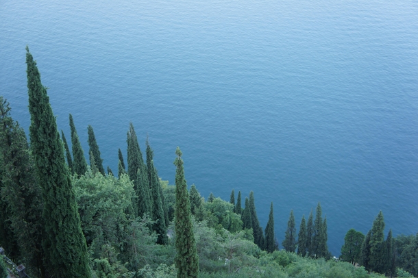 Calm waters of Lago di Como Italy 