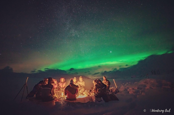 Campfire Reindeer soup and the Northern lights Norway is the gift that keeps giving