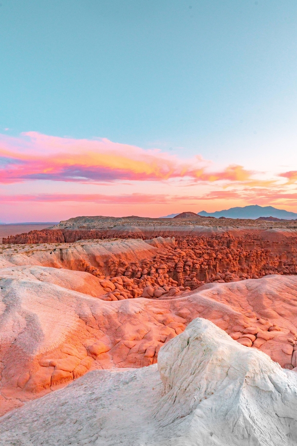 Candy sky adventure in Goblin Valley Utah USA  by Hansi