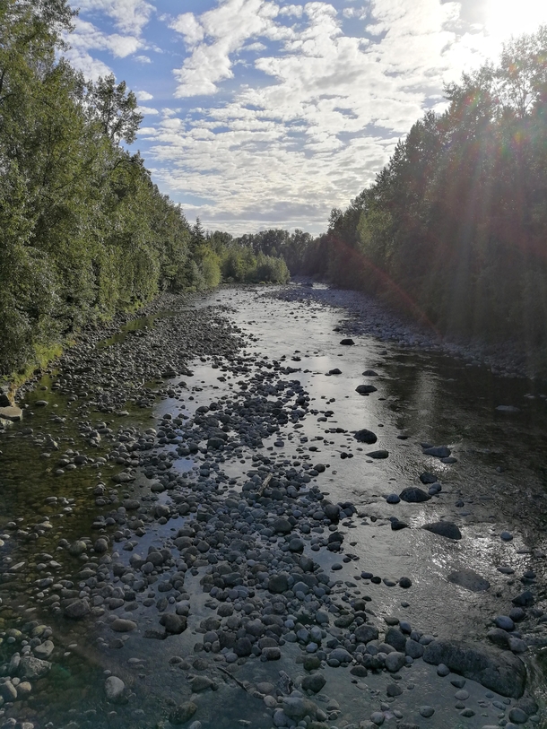 Capilano River in West Vancouver 