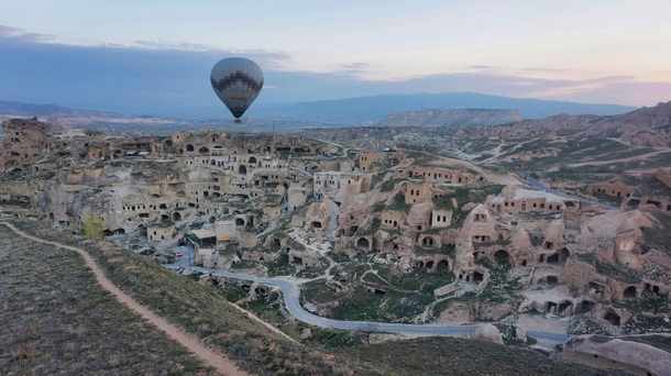 Cappadocian countryside between rgup Greme amp Avanos Turkey