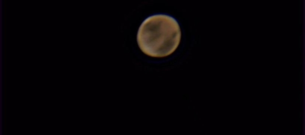 Captured this image of mars with my not so good telescope