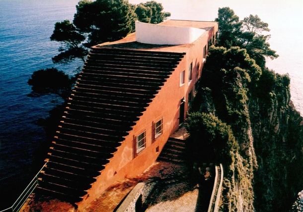 Casa Malaparte A Libera  one of best examples of Italian modern architecture Also nicely shown in the French movie Contempt with Brigitte Bardot 