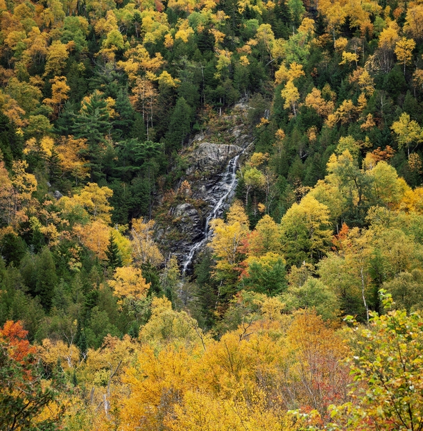 Cascade Falls in the Adirondacks NY Off Rt  