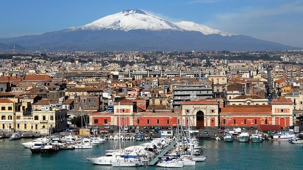 Catania and Mount Etna Italy