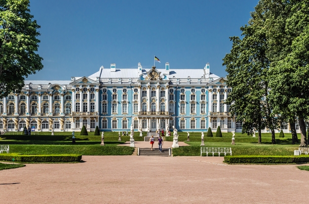 Catherine Palace   Tsarskoye Selo by Bartolomeo Rastrelli - 