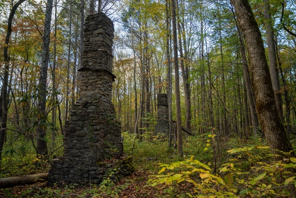 CCC Camp ruins in the Great Smoky Mountains