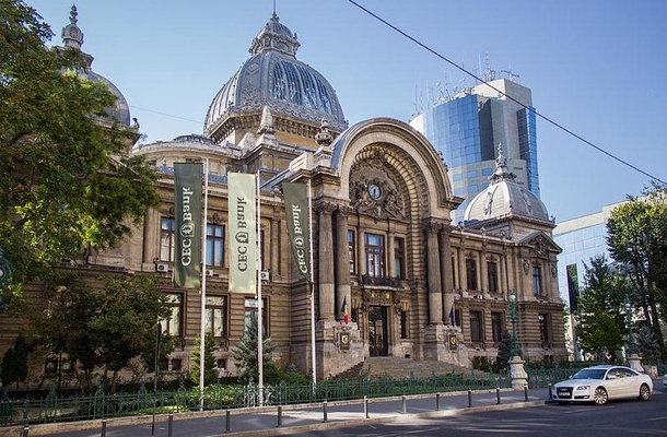 CEC Palace in Bucharest Romania