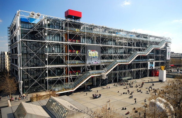 Centre Pompidou Paris France by Renzo Piano Richard Rogers and Gianfranco Franchini x