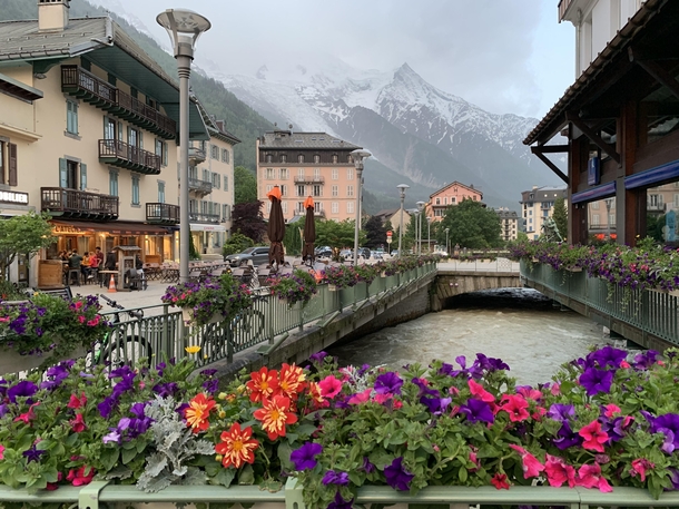 Chamonix Mont Blanc France - French Alps This was my favorite of many scenic photos from my trip to this beautiful lively town