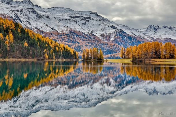 Champfer Lake Switzerland   by Eveline Peter