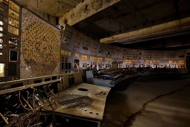 Chernobyl Nuclear Power Plant control room