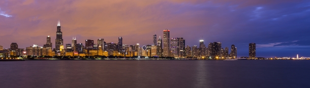 Chicago skyline panorama 