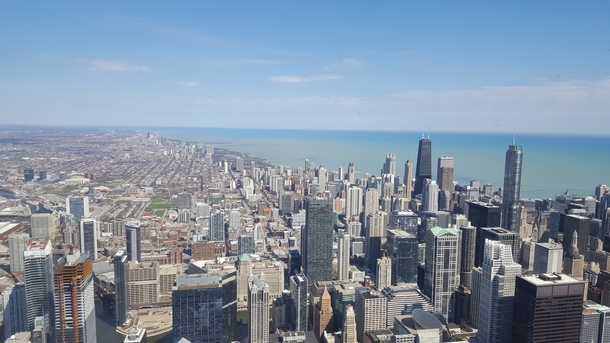 Chicago view from the Skydeck 