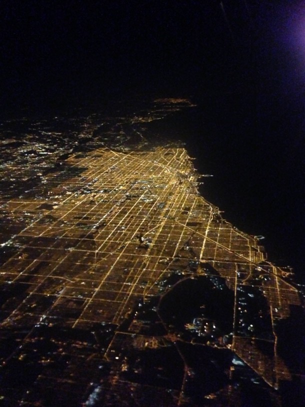 Chicagoland at night 