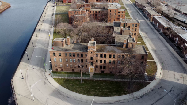 Chicagos first public housing projects from the s called theLathrop Homes