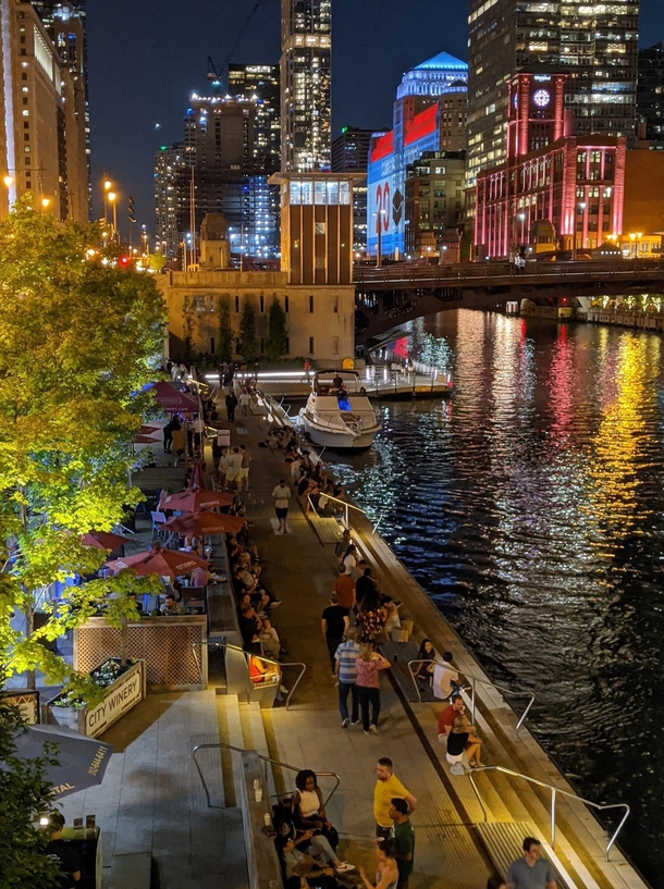 Chicagos Riverwalk has come a long way