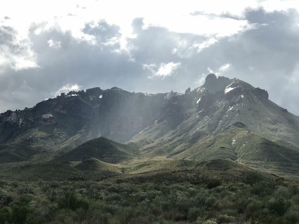 Chisos Mountains Big Bend National Park TX  - Directly after a brief rain shower-  Info in comments