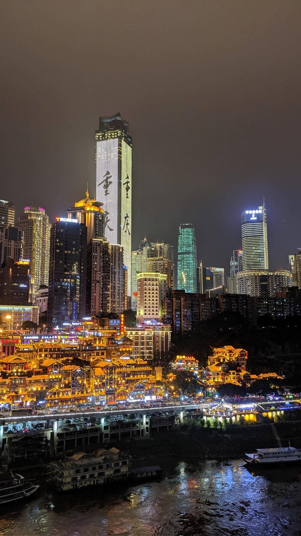Chongqing China at night