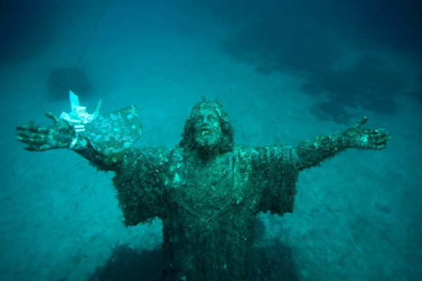 Christ of the Abyss - San Fruttuoso Italy 