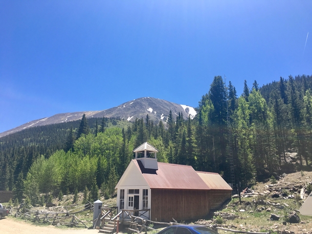 Church in a Ghost Town in Colorado