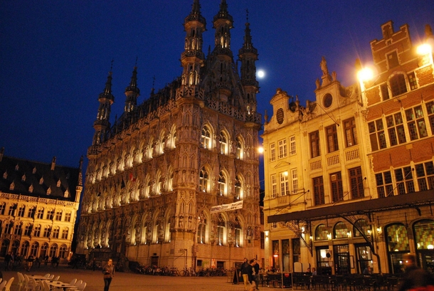 City hall in Leuven Belgium 