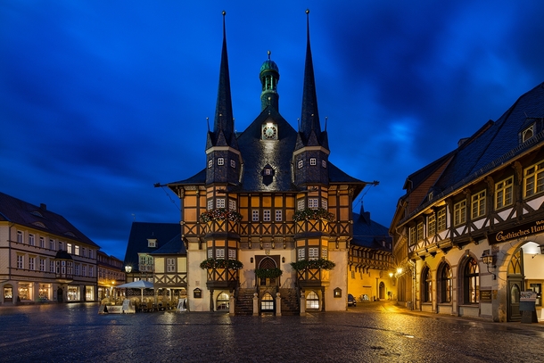 City Hall of Wernigerode Germany 