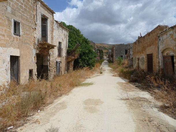 City in Sicily abandoned after earthquake 