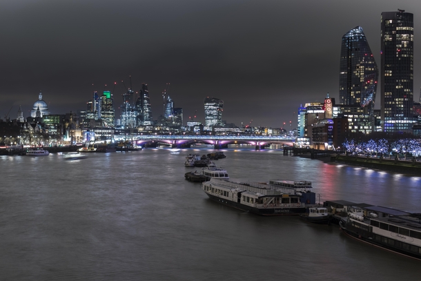 City of London view from Waterloo Bridge