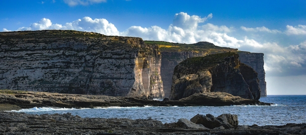 Cliffs in Malta  