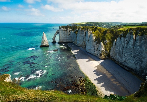 Cliffs Of Etretat And Yport France  by Tim Geers