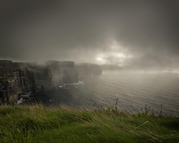 Cliffs of Moher During a Storm Ireland 
