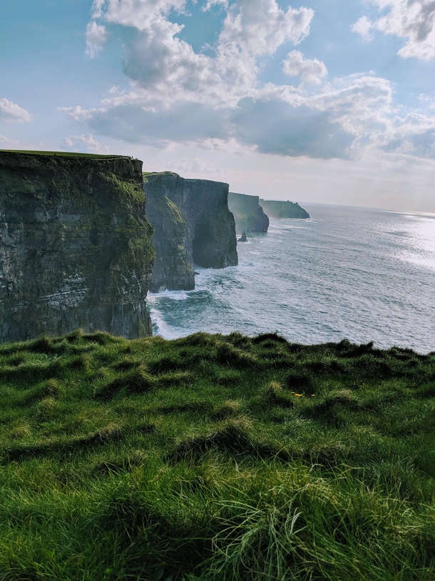 Cliffs of Moher Ireland - When in Ireland just keep going west Its absolutely worth it  OC