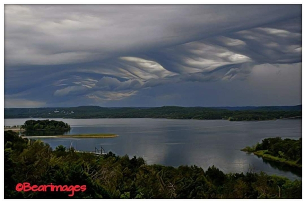 Cloud formation over Table Rock Lake Credit Bear Images