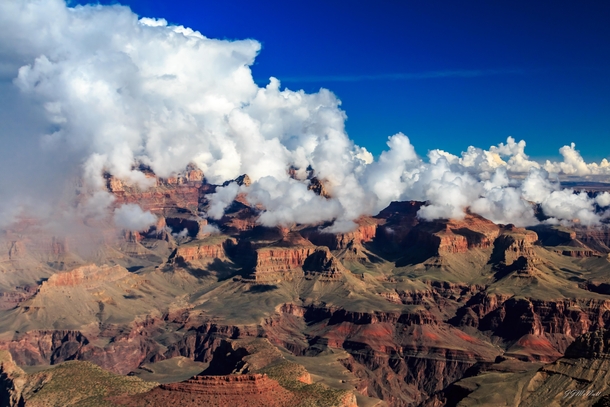 Clouds over the Grand Canyon October  