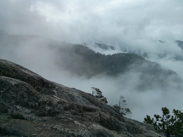Cloudy Day at the Stawamus Chief British Columbia 