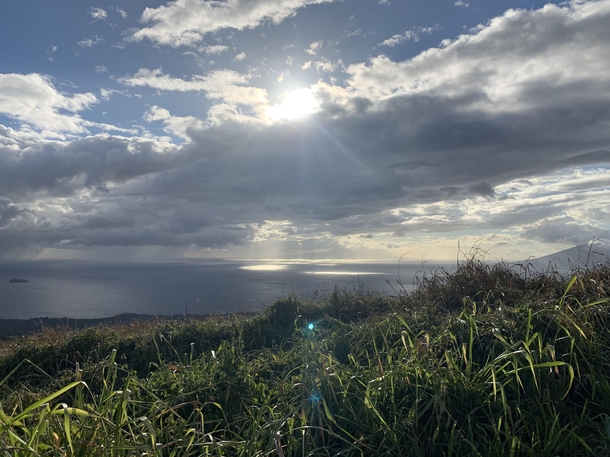 Cloudy Day off the South East coast of Maui Hawaii 