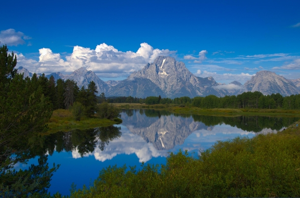 Cold Mountain Mirror Grand Tetons National Park by dreyco 