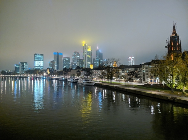 Cold night in Frankfurt