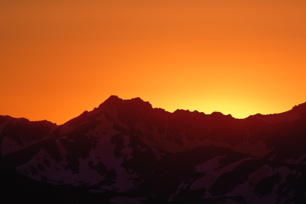 Colorado Mountain Sunset 